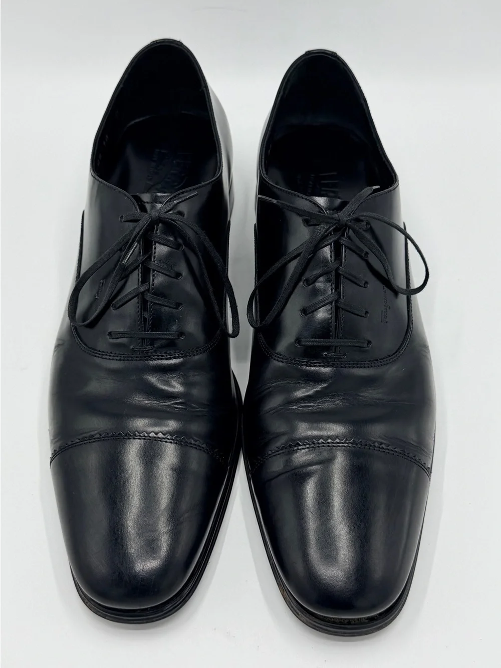 Salvatore Ferragamo Cap Toe Oxfords **READ**